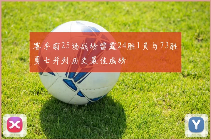 赛季前25场战绩雷霆24胜1负与73胜勇士并列历史最佳成绩